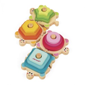 JANOD 05337 I WOOD STACKABLE TURTLES 5 αντίγραφο